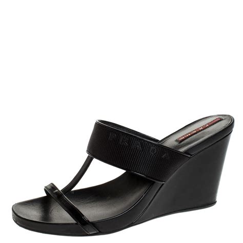 prada t-strap sandal size 38